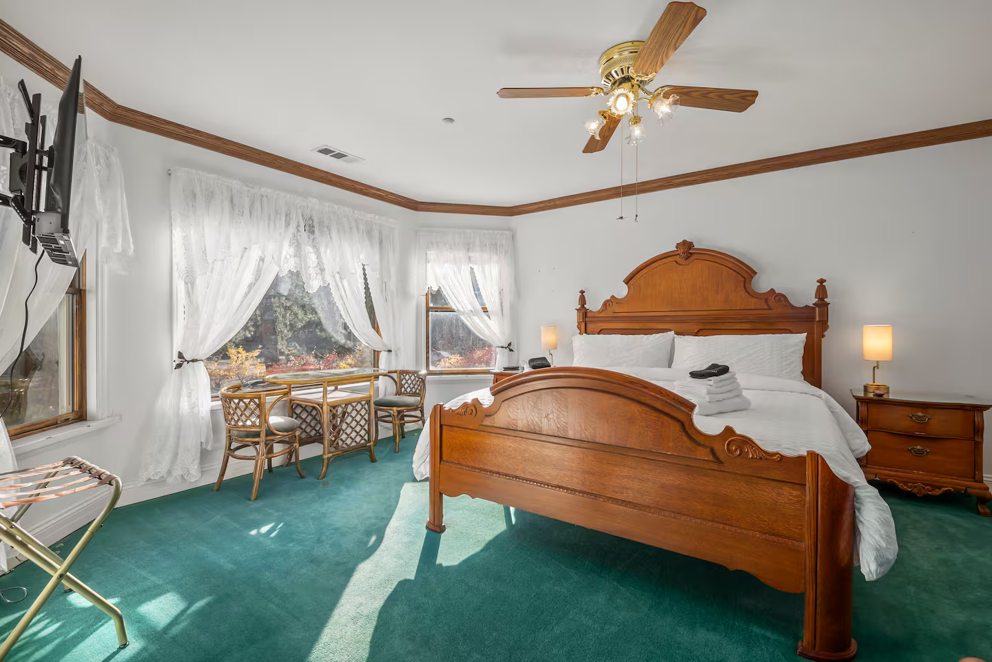 Interior detail of the Wrightwood Castle estate