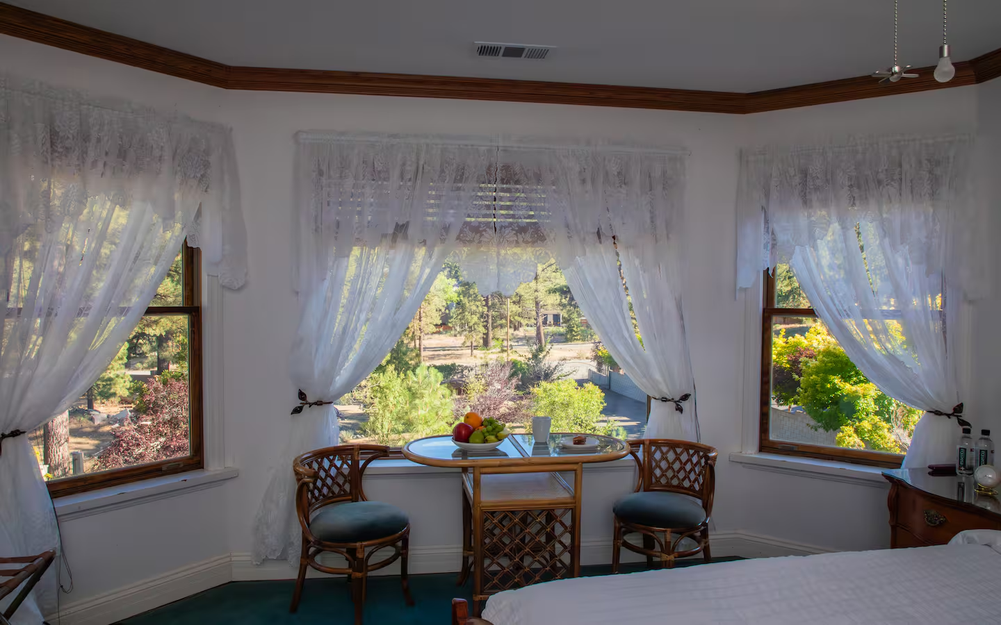 Interior detail of the Wrightwood Castle estate