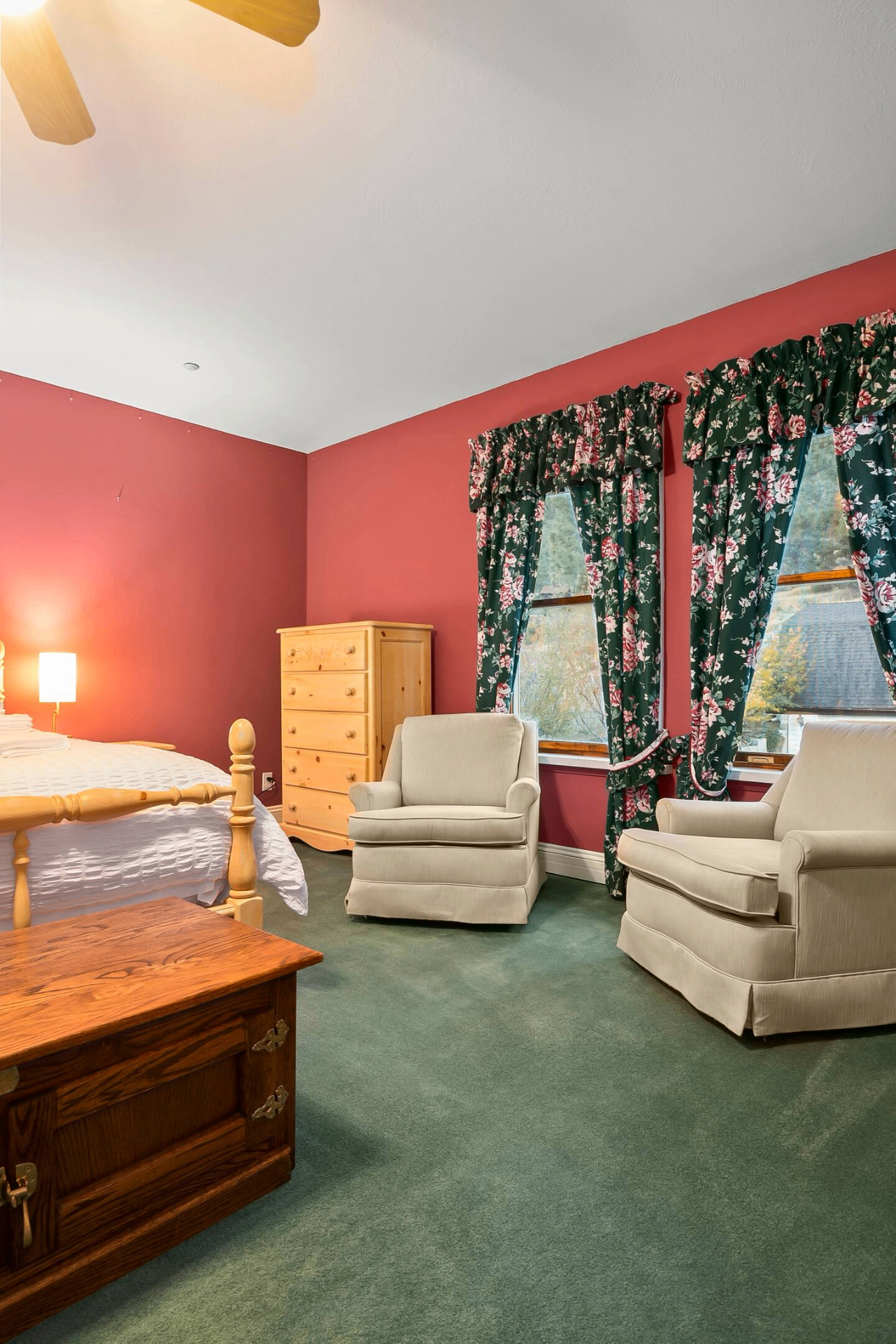 Interior detail of the Wrightwood Castle estate