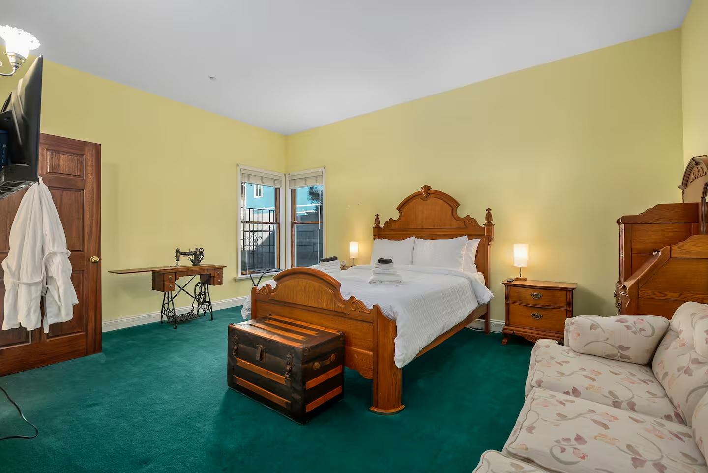 Interior detail of the Wrightwood Castle estate