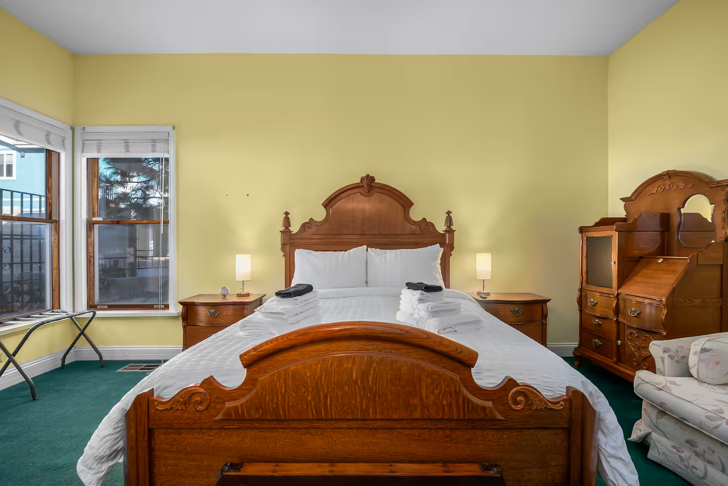 Interior detail of the Wrightwood Castle estate