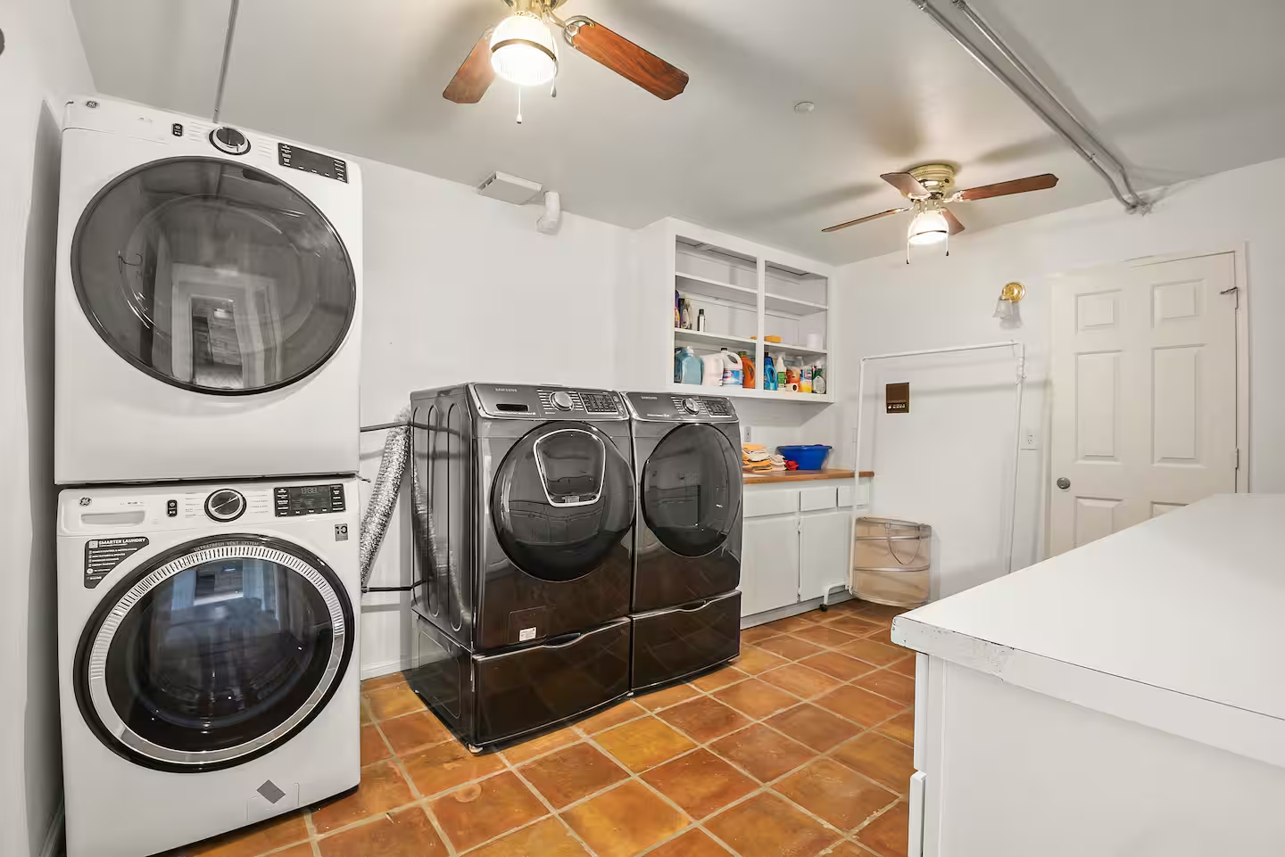 Estate Laundry at Wrightwood Castle, a luxury assisted living estate in Wrightwood, California