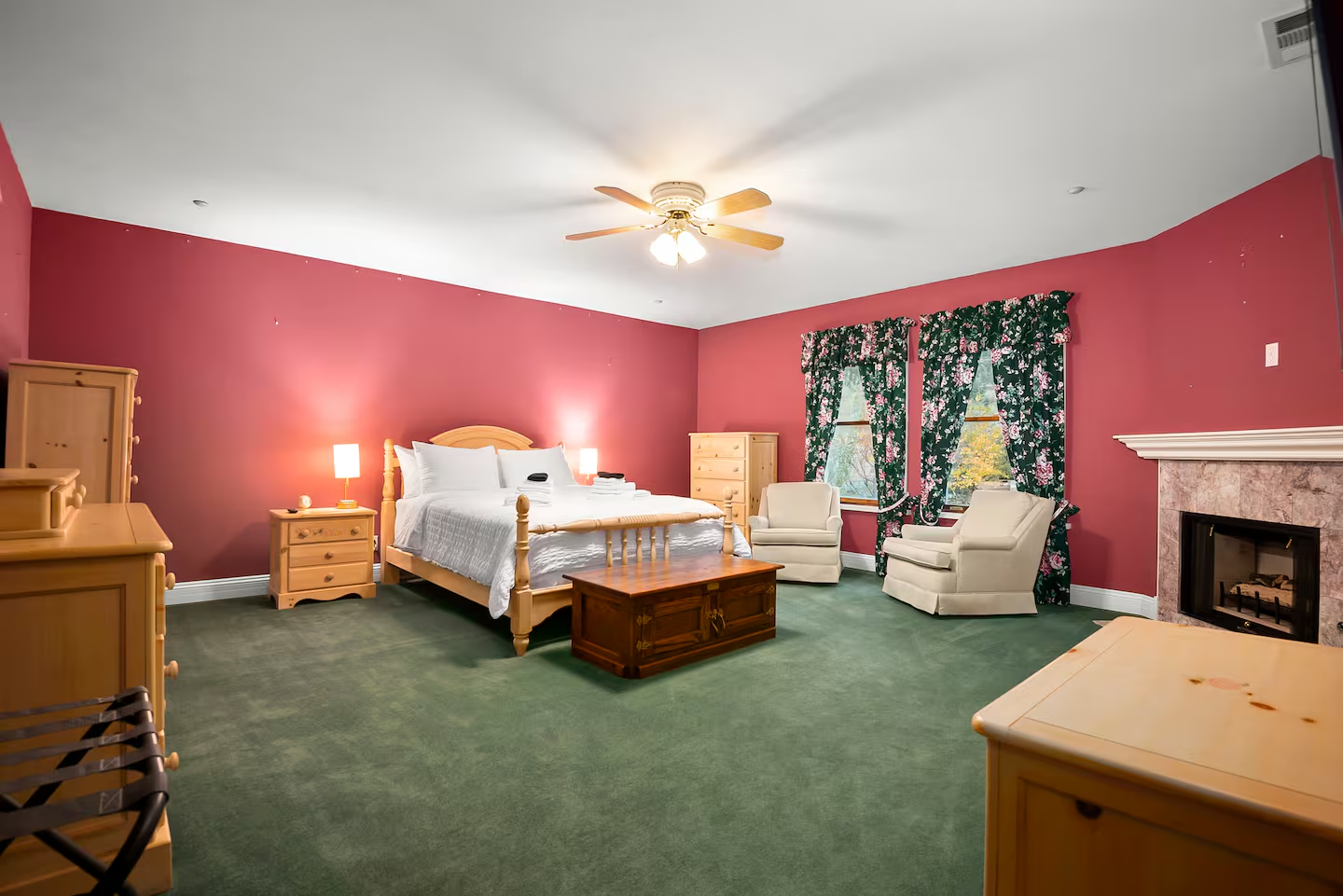The Fireside Suite — private suite with private bath at Wrightwood Castle, view 1