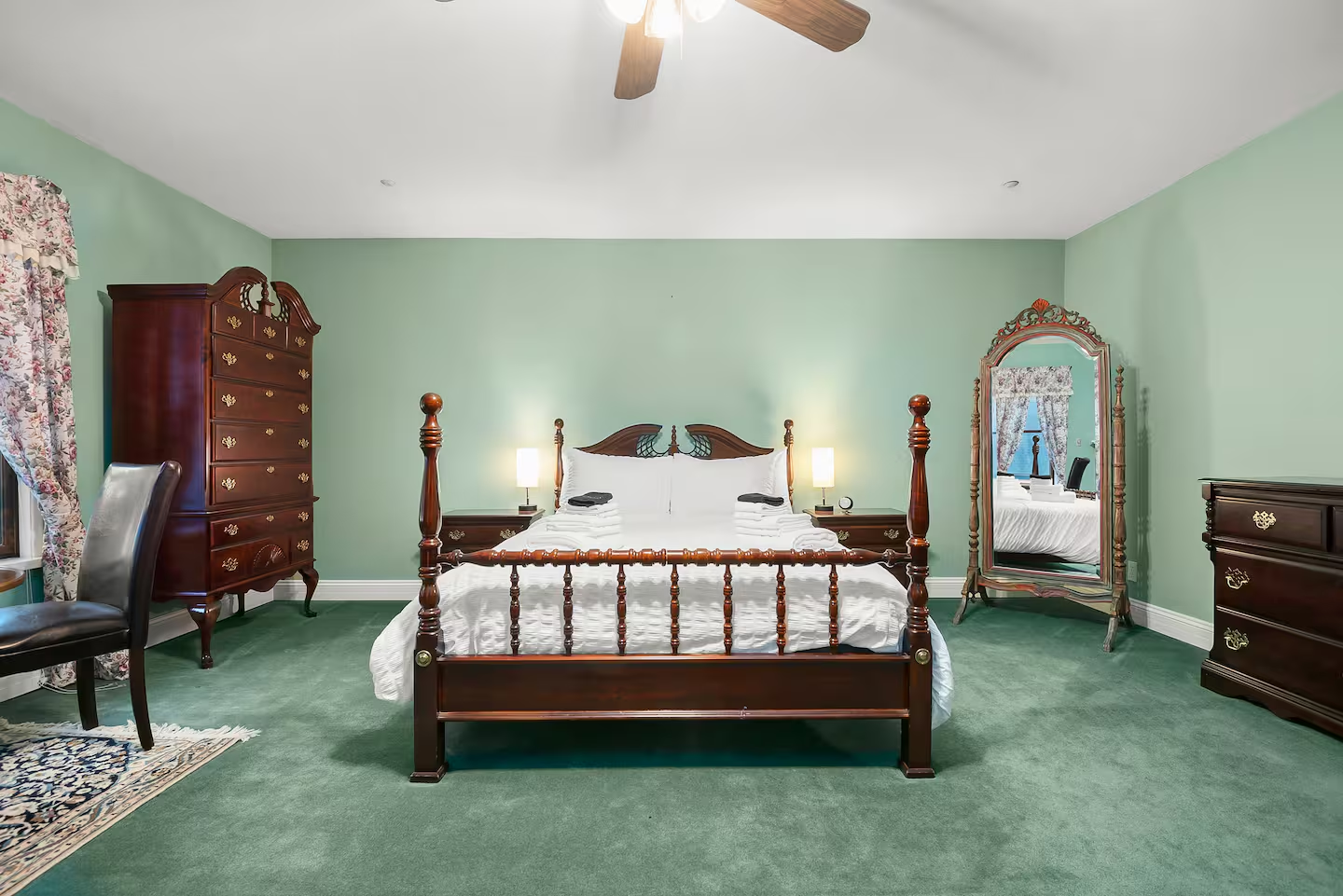 Interior detail of the Wrightwood Castle estate