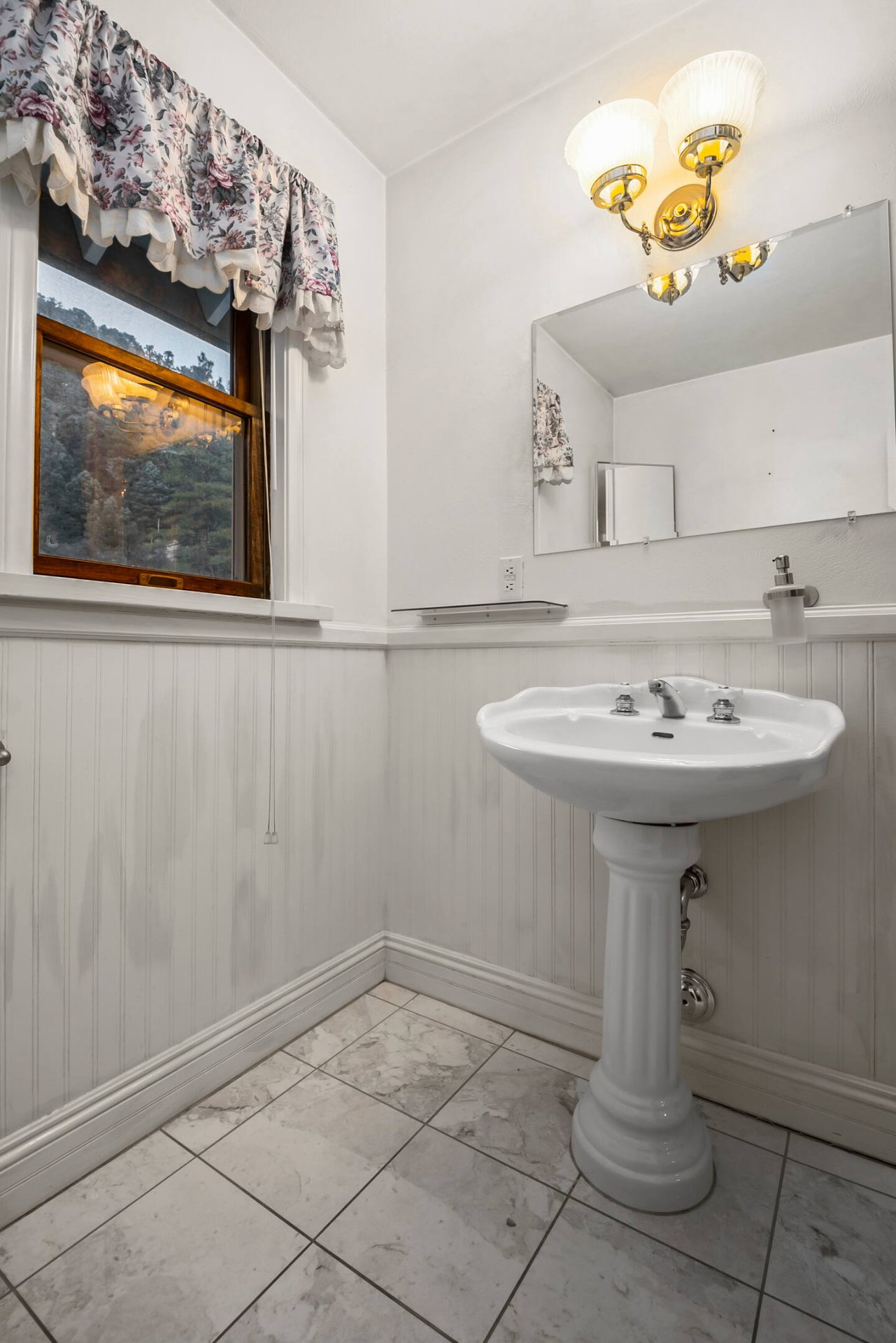 Interior detail of the Wrightwood Castle estate
